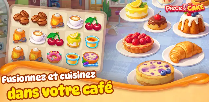 Piece of Cake: Merge Cooking — Android game banner