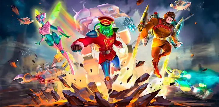 Mech Heroes — Android game banner