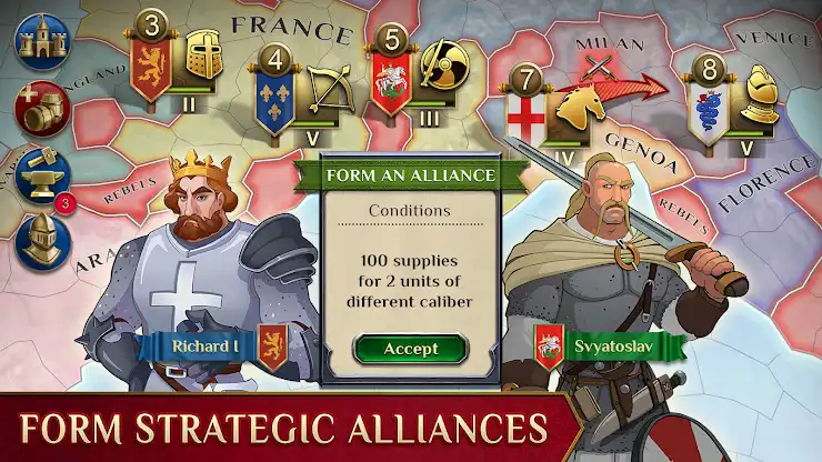 Timelines: Medieval War TBS screenshot 6