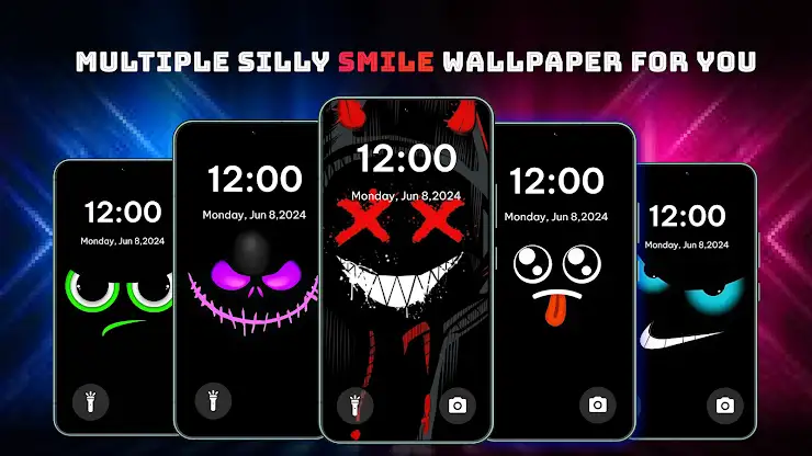 Silly Smiles Live wallpaper 4K screenshot 1