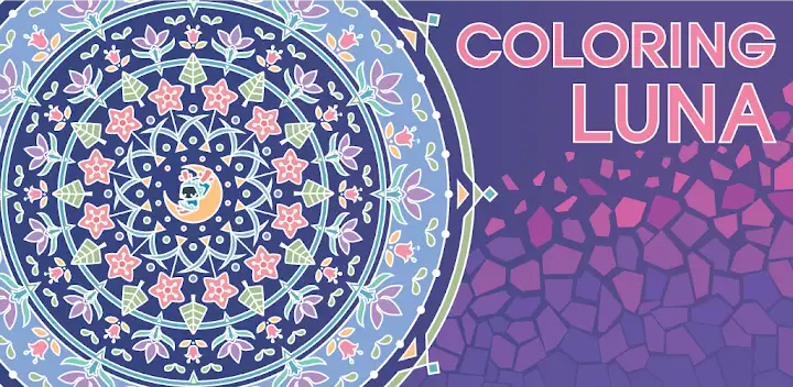 Coloring Luna - Coloring Book — Android game banner