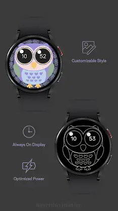 Chrono Owl Watch Face screenshot 3