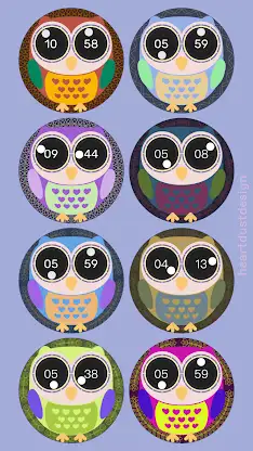 Chrono Owl Watch Face screenshot 2