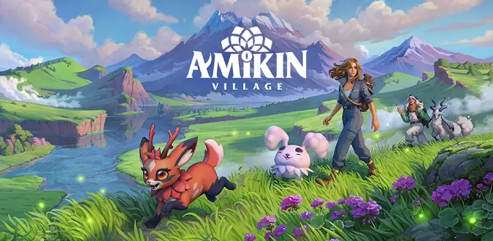 Amikin Village: Magic Sim RPG — Android game banner