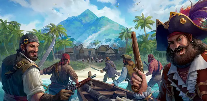Mutiny: Pirate Survival RPG — Android game banner