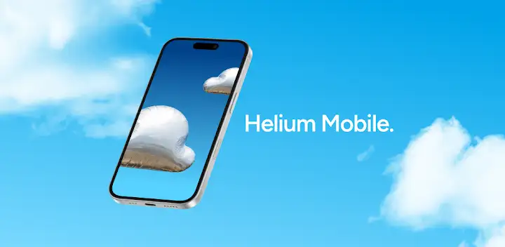 Helium Mobile — Android app banner