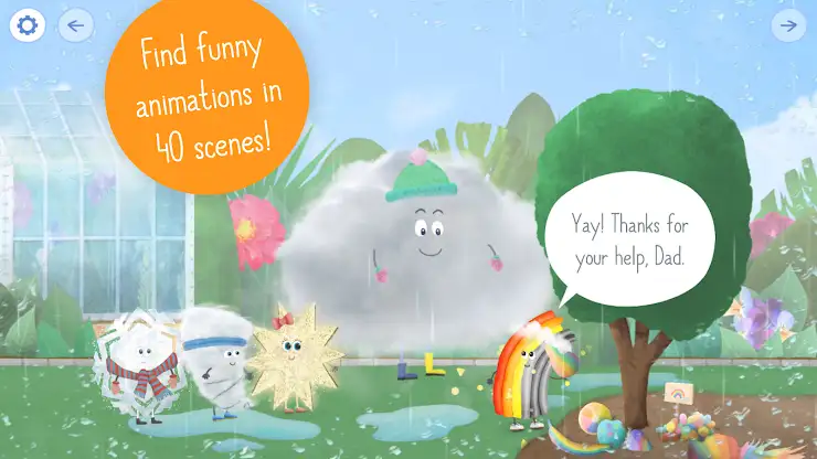 Rudi Rainbow: Weather for Kids screenshot 7