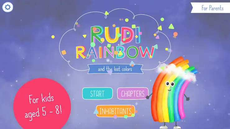 Rudi Rainbow: Weather for Kids screenshot 1