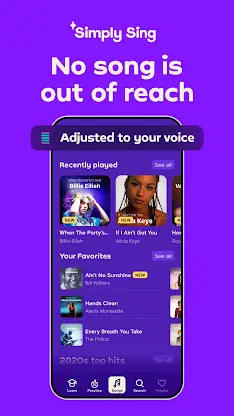 Simply Sing: My Singing App screenshot 1