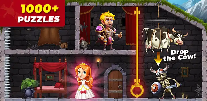Mr. Knight: Pin Puzzles — Android game banner