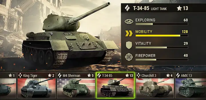 Armor Age・tank battle strategy — Android game banner