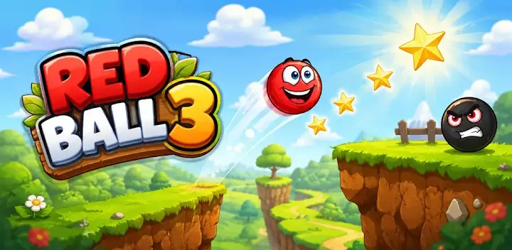 Red Ball 3: Jump for Love! Bou — Android game banner