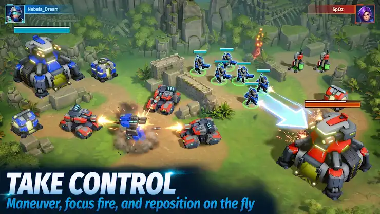 Star Troopers: PvP RTS Duel screenshot 1