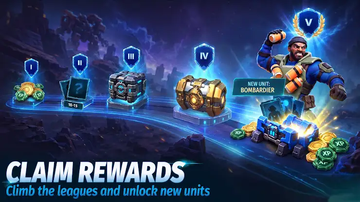 Star Troopers: PvP RTS Duel screenshot 5