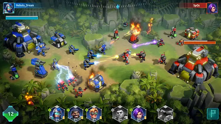 Star Troopers: PvP RTS Duel screenshot 7
