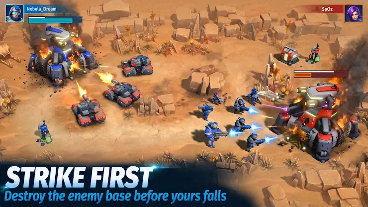 Star Troopers: PvP RTS Duel screenshot 6