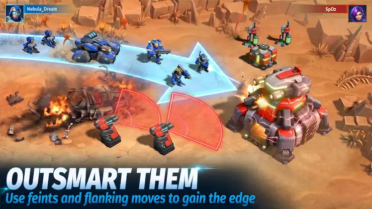 Star Troopers: PvP RTS Duel screenshot 3
