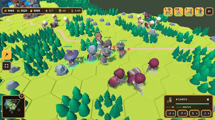 Heroes of Darkwoods screenshot 2