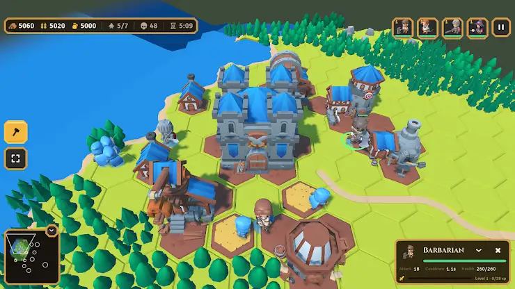 Heroes of Darkwoods screenshot 1