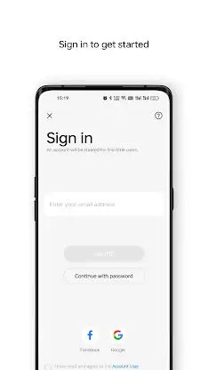 Account Center screenshot 2