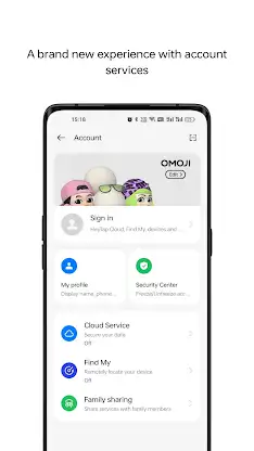 Account Center screenshot 1