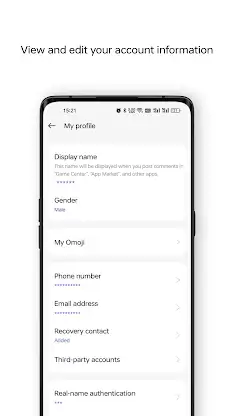 Account Center screenshot 3