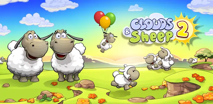 Clouds & Sheep 2 — Android game banner