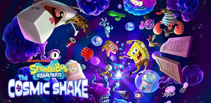SpongeBob - The Cosmic Shake — Android game banner