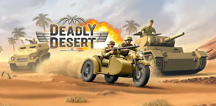 1943 Deadly Desert — Android game banner