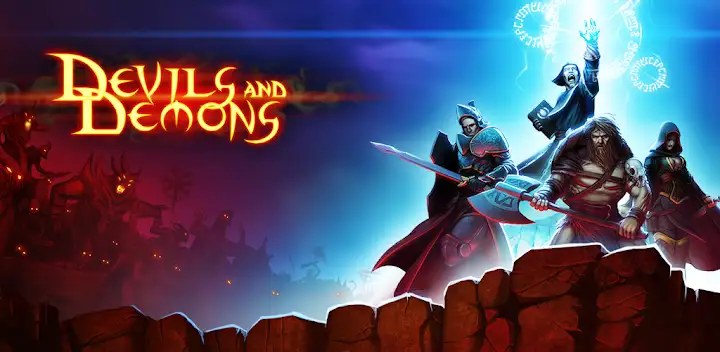 Devils & Demons - Arena Wars — Android game banner