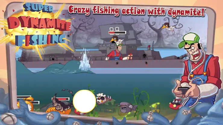 Super Dynamite Fishing screenshot 1