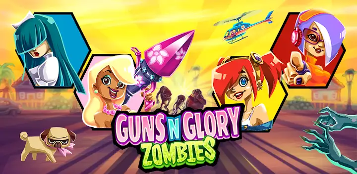 Guns'n'Glory Zombies — Android game banner