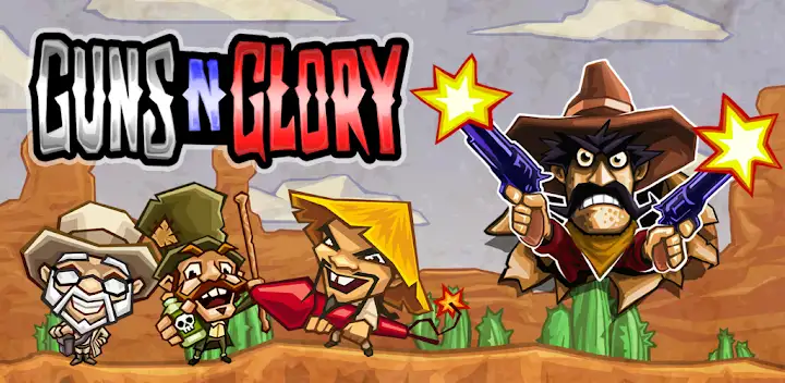 Guns'n'Glory - Wild West TD — Android game banner