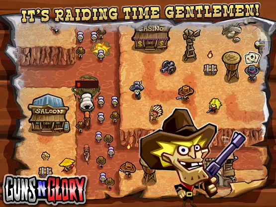 Guns'n'Glory - Wild West TD screenshot 1