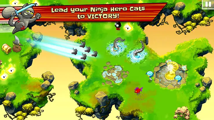Ninja Hero Cats screenshot 1