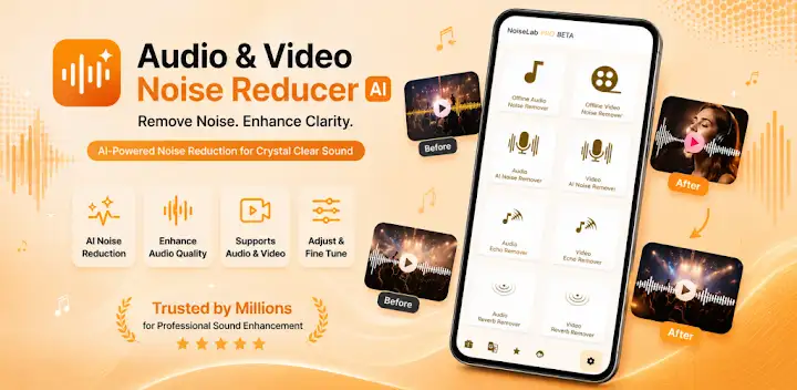 NoiseLab - Audio Noise Remover — Android app banner