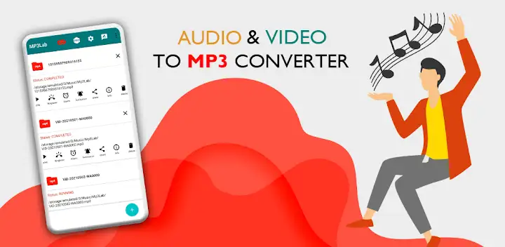 Audio Video Mp3 Converter — Android app banner