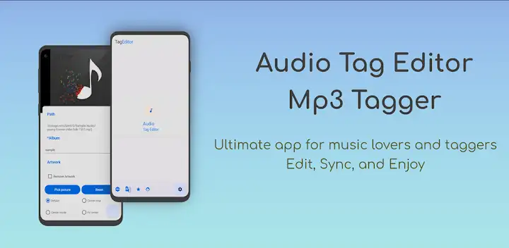 Audio Tag Editor - Mp3 Tagger — Android app banner