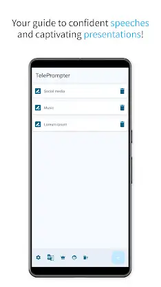 TelePrompter Smart Prompter screenshot 1