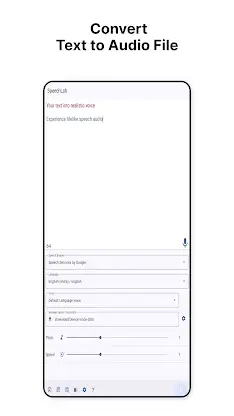 SpeechLab - Text To Speech TTS screenshot 1