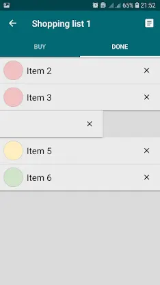 Shopping list. CheckList screenshot 6