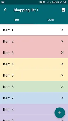 Shopping list. CheckList screenshot 2