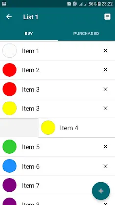 Shopping list. CheckList screenshot 3