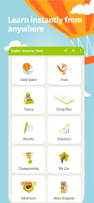 English Grammar Tests screenshot 1