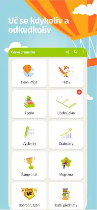 Czech grammar screenshot 1