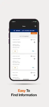 The Home Depot Driver HandHeld screenshot 2