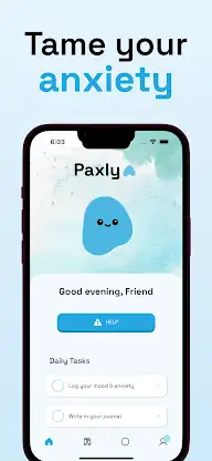 Anxiety & Mood Tracker - Paxly screenshot 1