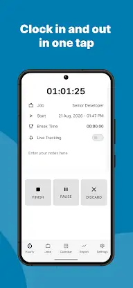 Hours Tracker - Time Tracking screenshot 1