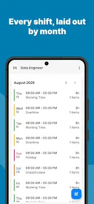 Hours Tracker - Time Tracking screenshot 2