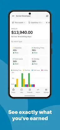 Hours Tracker - Time Tracking screenshot 4